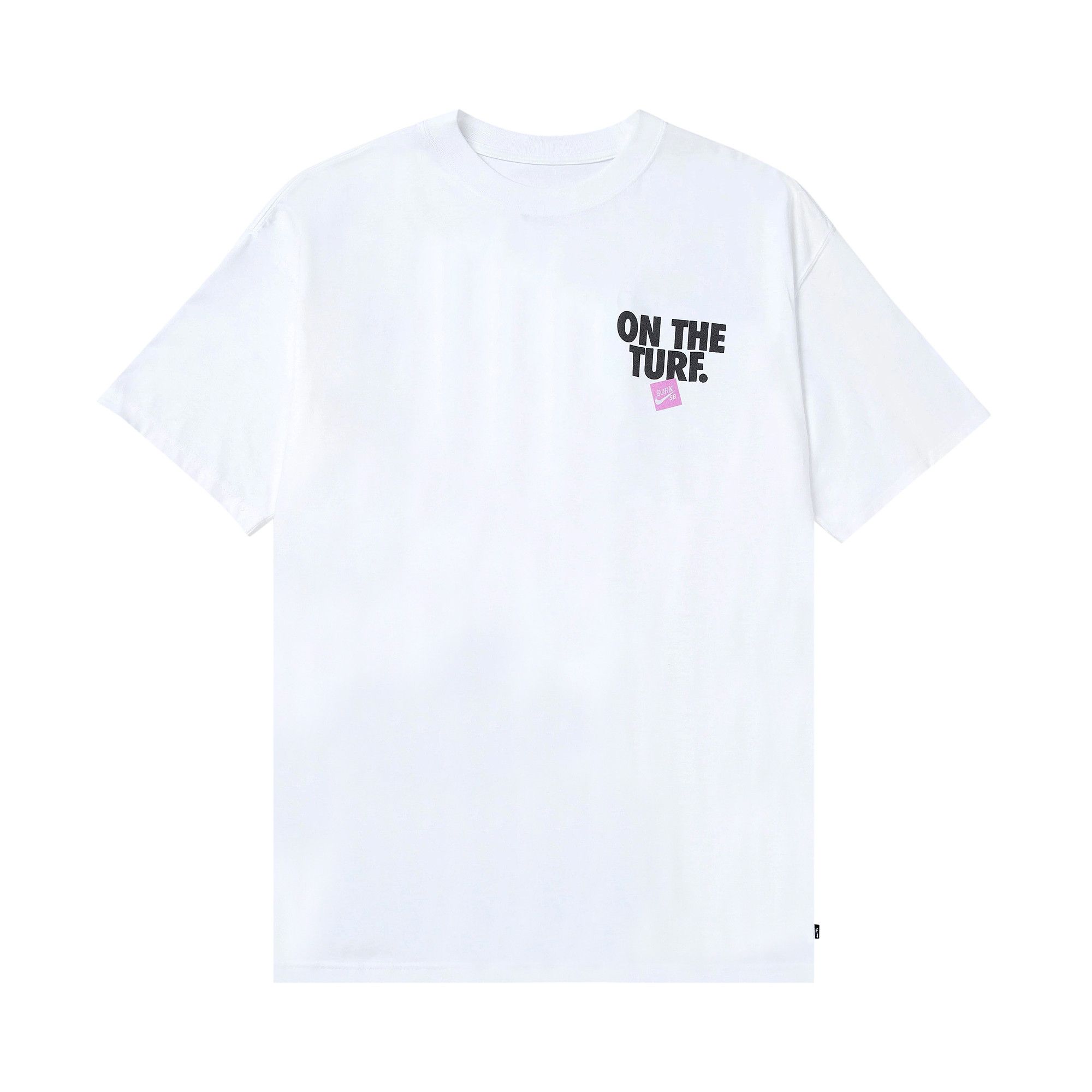 ☆ NIKE SB x Born × Raised ON THE TURF Tee コラボTシャツ ☆ Nike SB x Born Raised On The Turf Tee White/Blue Men's