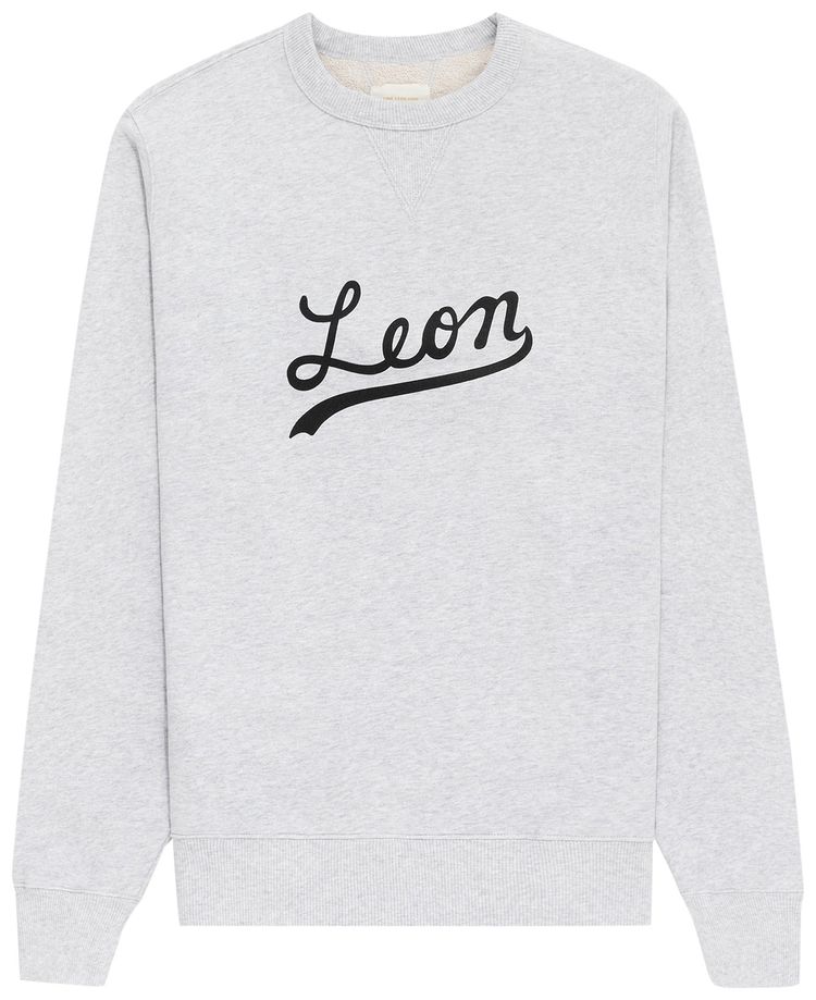Aime Leon Dore Leon Crewneck Sweatshirt Heather Grey