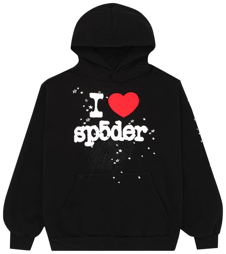Sp5der Souvenir Hoodie Black