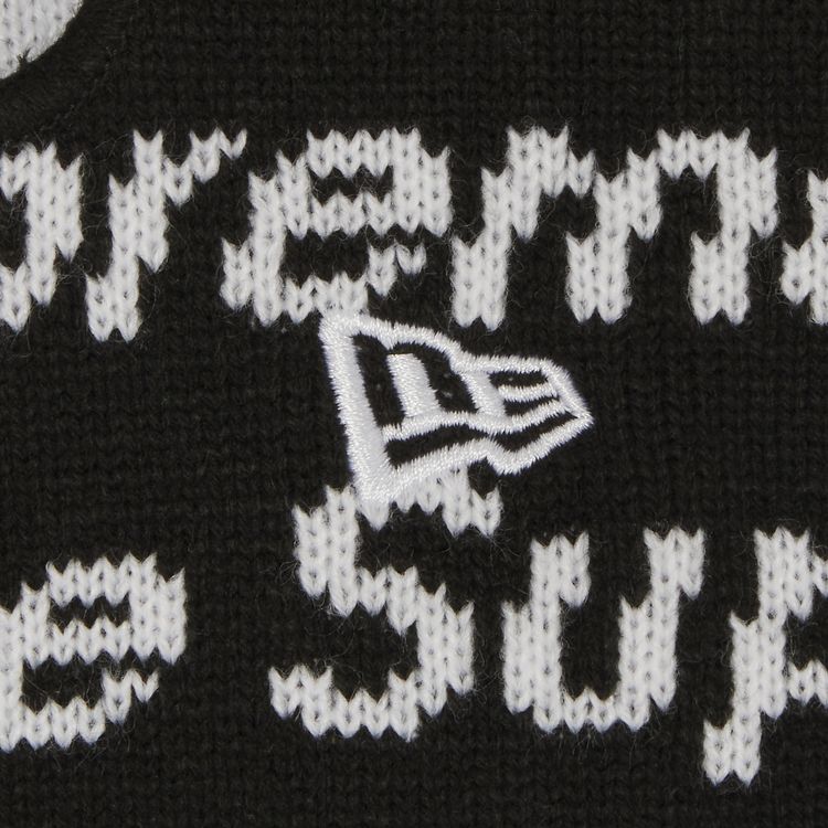 Supreme x New Era Repeat Balaclava Black