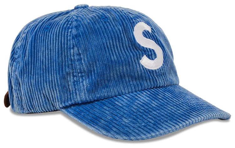 Supreme Corduroy S Logo 6 Panel Royal