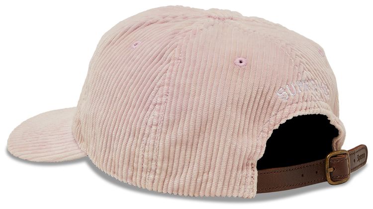 Supreme Corduroy S Logo 6 Panel Light Pink