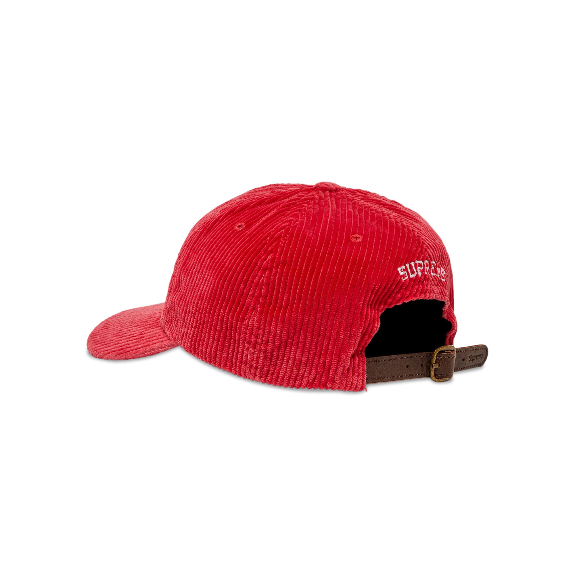 Buy Supreme Corduroy S Logo 6-Panel 'Red' - FW23H91 RED | GOAT