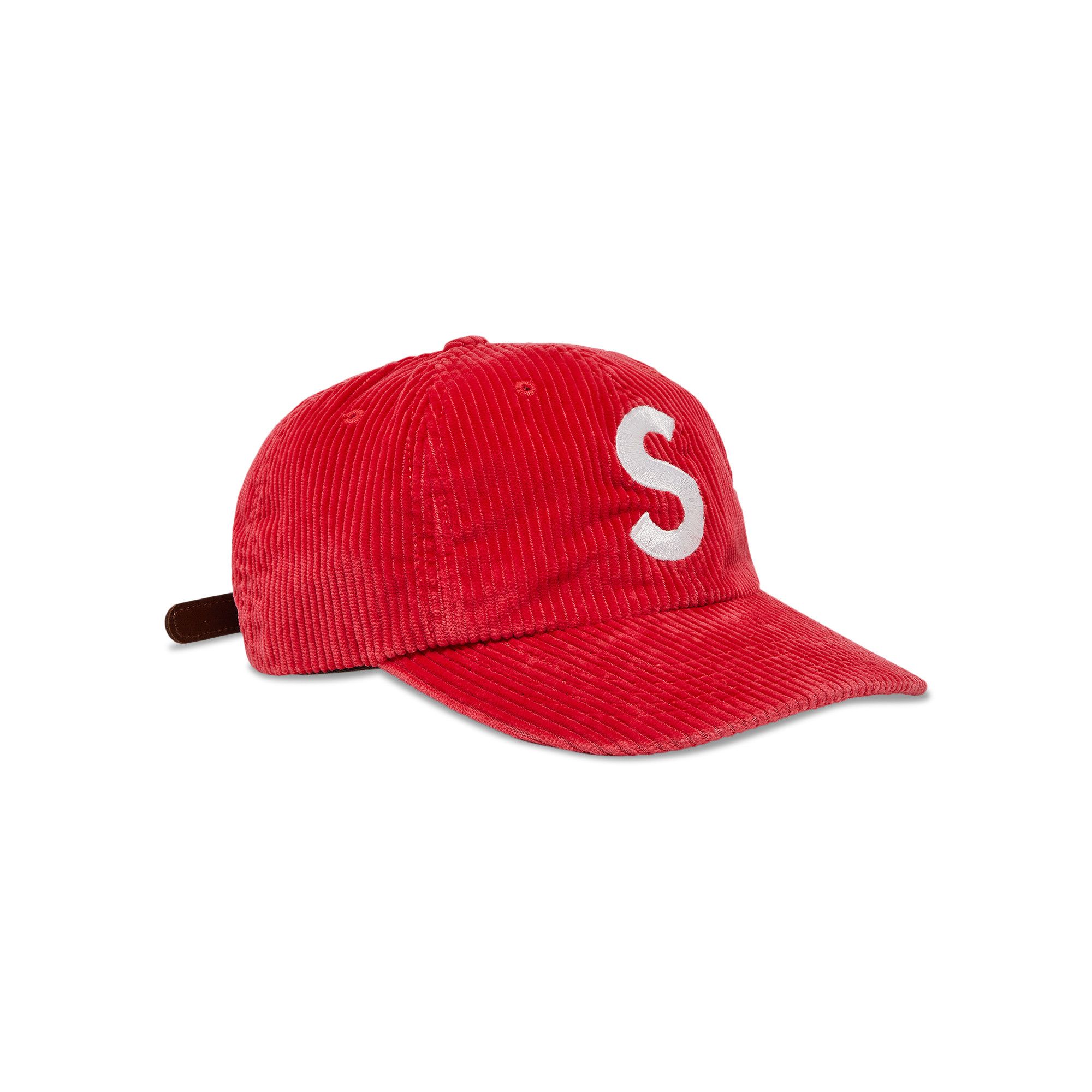 Supreme Fine Wale Corduroy S Logo 6-Panel (SS21) - $54