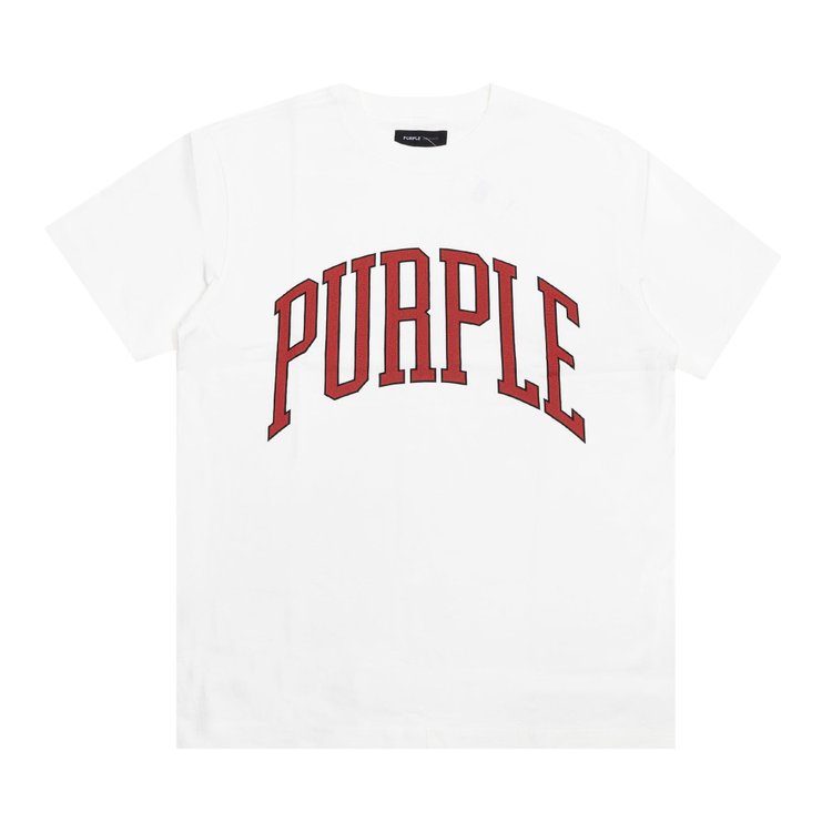 Purple Brand Heavy Jersey T-Shirt Off White