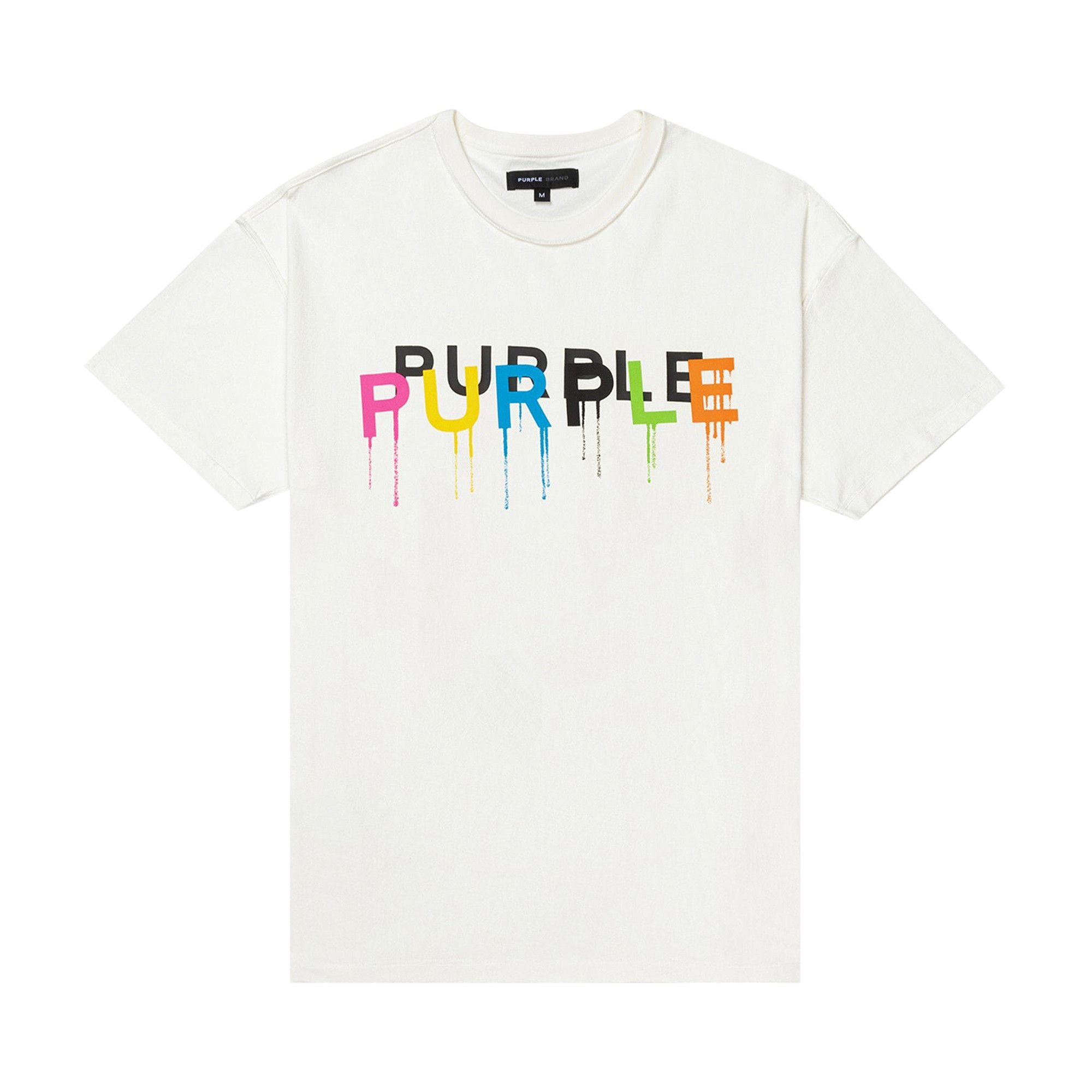 Buy PURPLE BRAND Textured Inside Out T-Shirt 'Off White