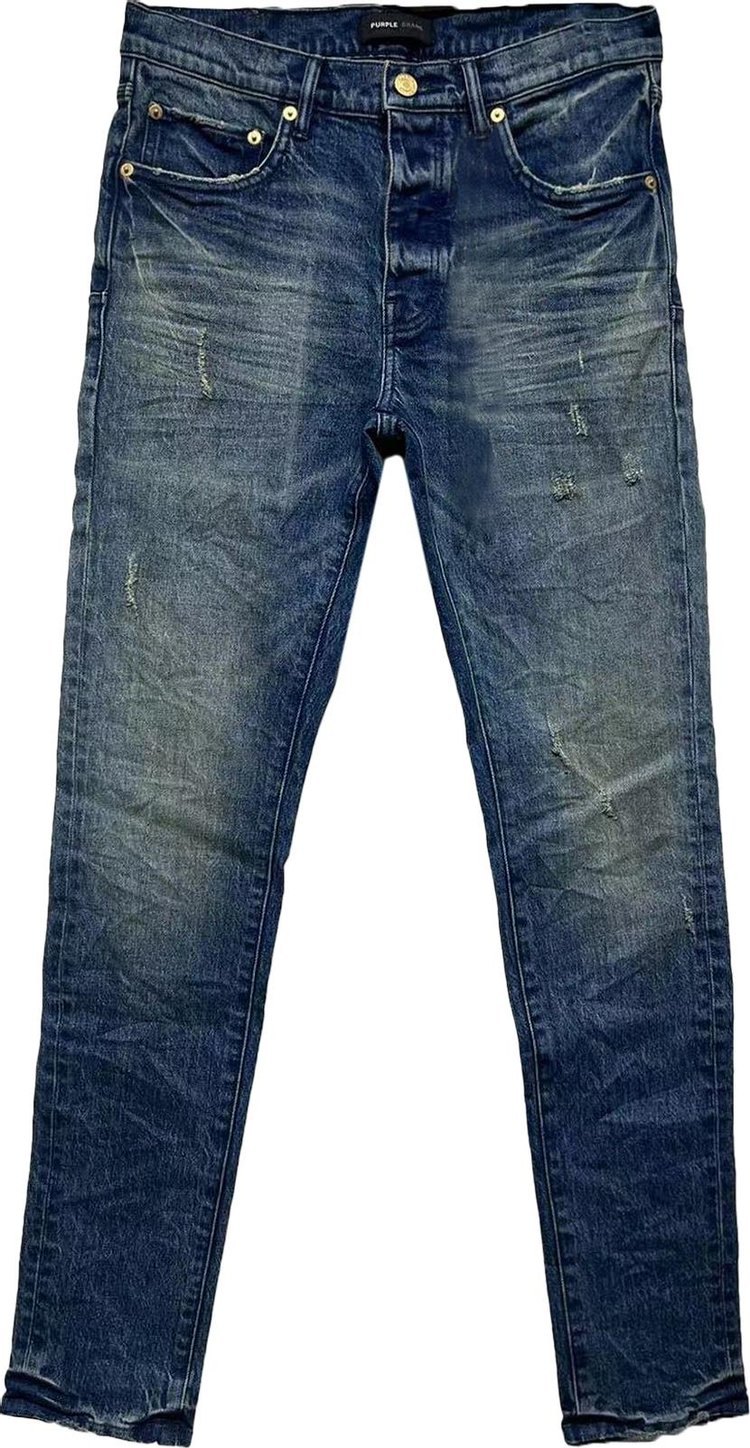 PURPLE BRAND Low Rise Slim Jeans 'Western Blue