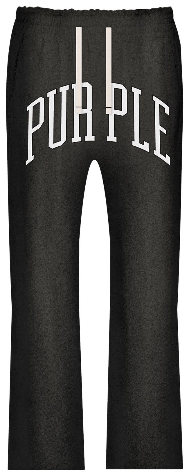 PURPLE BRAND Heavyweight Fleece Flared Pants Black