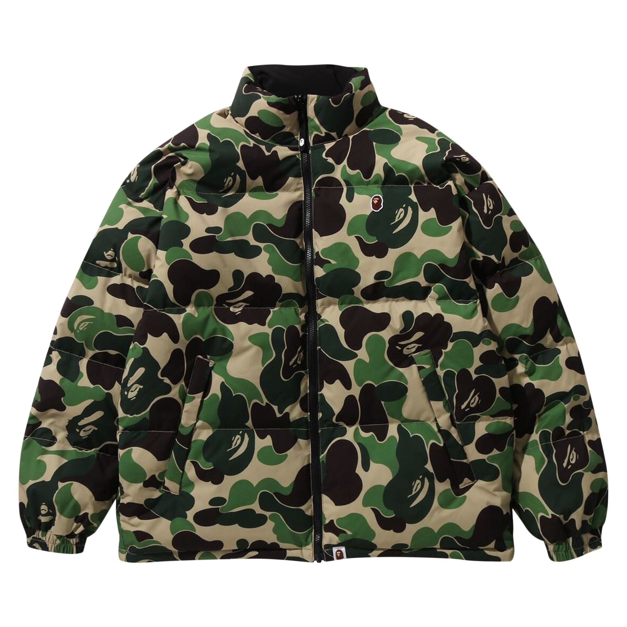 Buy BAPE ABC Camo Reversible Down Jacket Green 1J80 144 007 GREEN GOAT CA