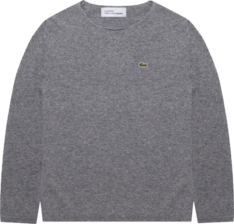 Comme des Garçons SHIRT x Lacoste Knit Sweater 'Grey'