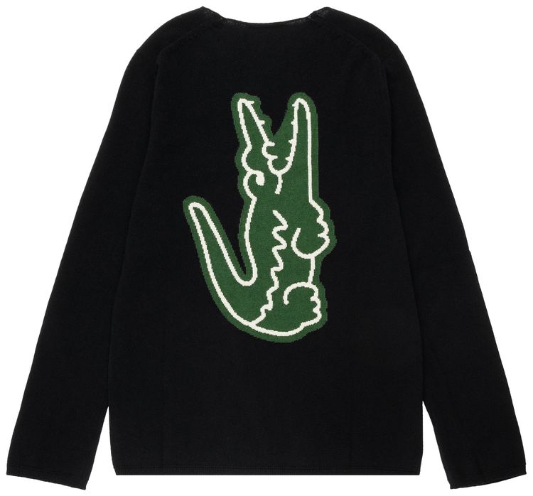 Comme des Garcons SHIRT x Lacoste Knit Sweater Black