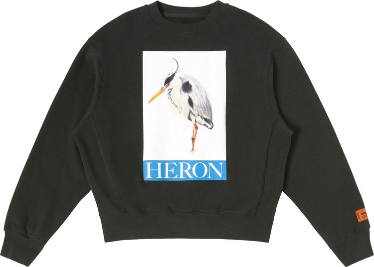 Heron Preston Heron Painted Crewneck 'Black'