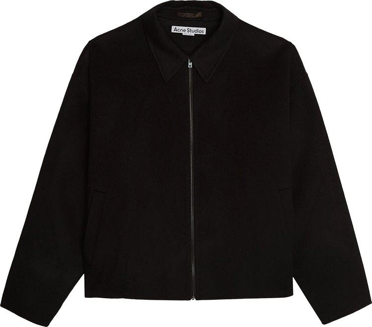 Acne Studios Wool Zipper Jacket 'Black'