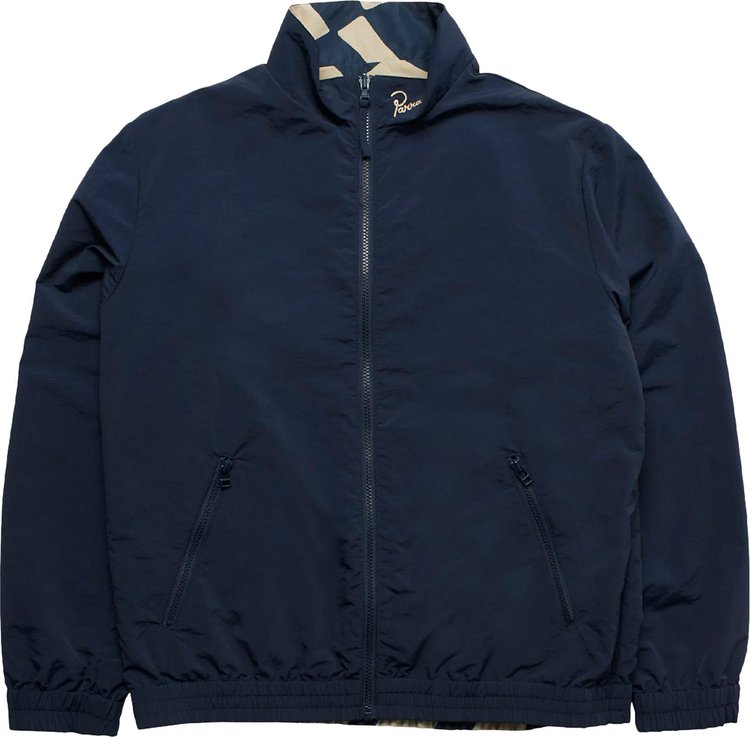 Parra Zoom Winds Reversible Track Jacket Navy Blue