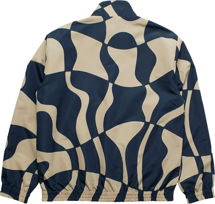 Parra Zoom Winds Reversible Track Jacket Navy Blue