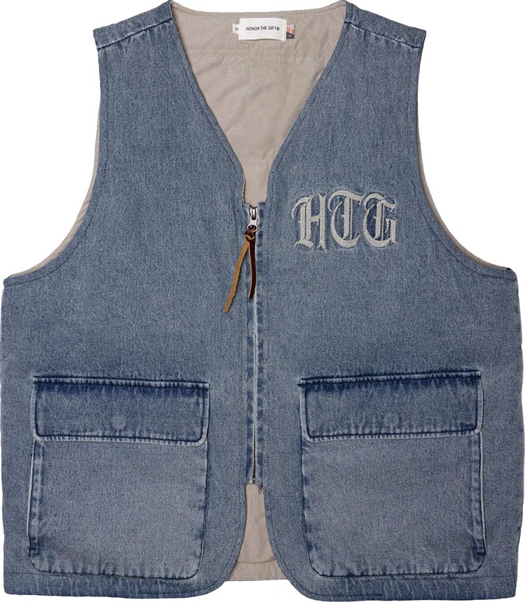 Honor The Gift Vest Light Indigo