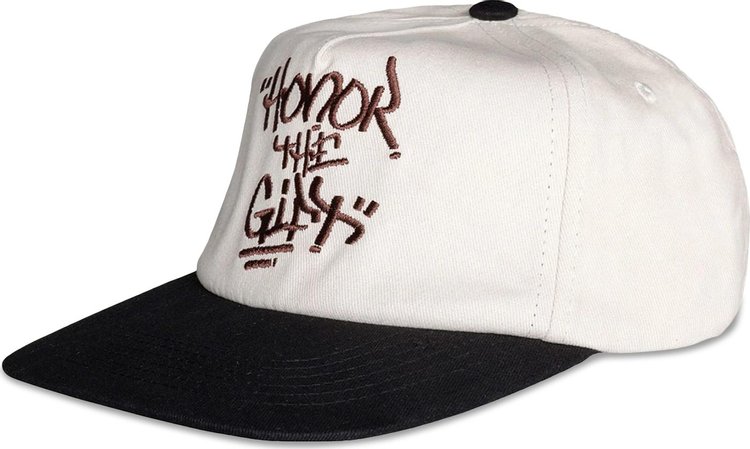 Honor The Gift Script Hat White