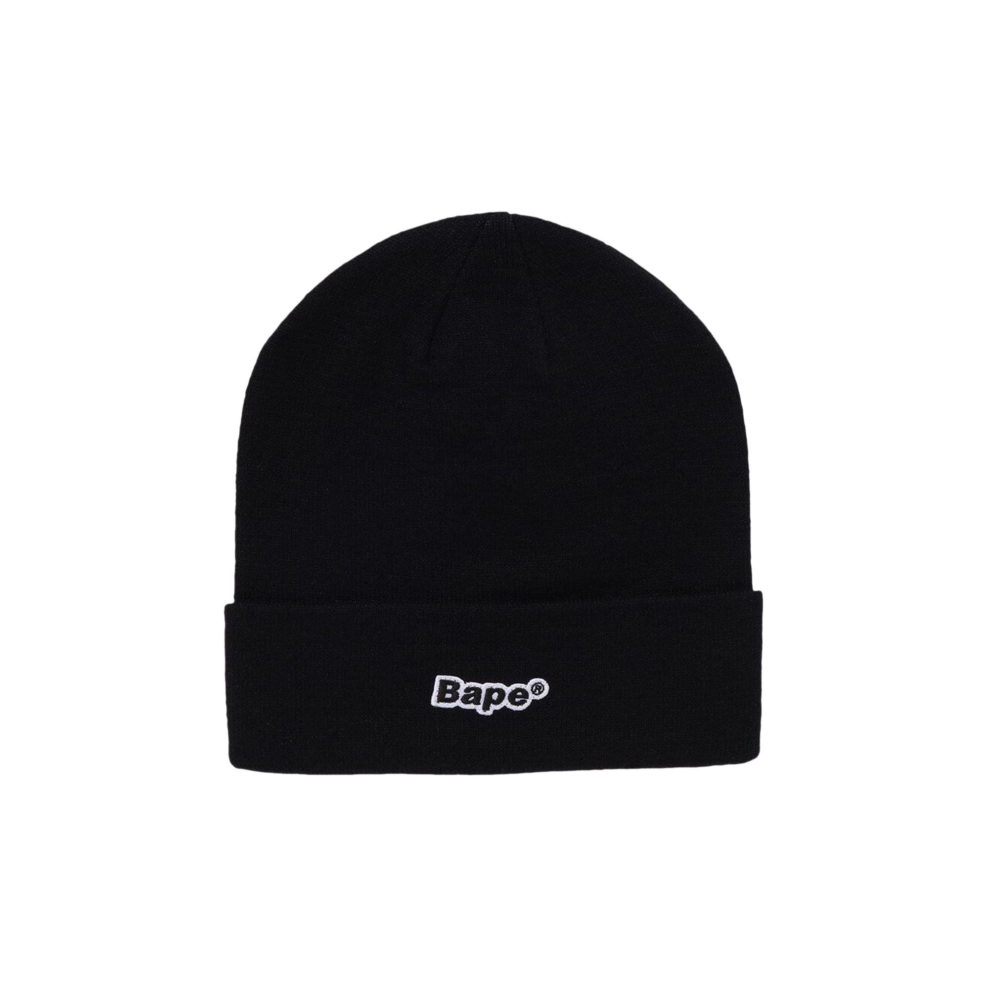 Buy BAPE Patch Knit Cap 'Black' - 1J80 181 003 BLACK | GOAT