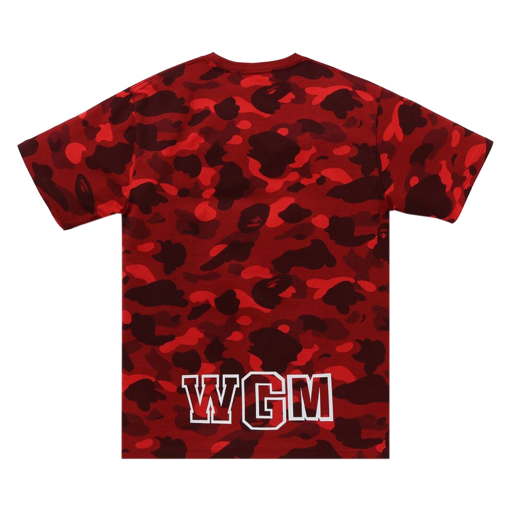Size xl BAPE Color Camo Shark Tee Red