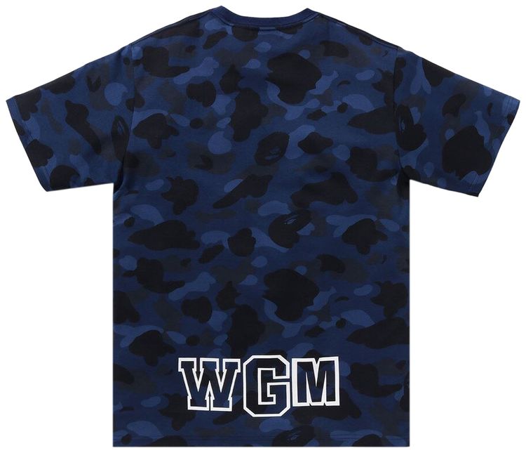 BAPE Color Camo Shark Tee Navy