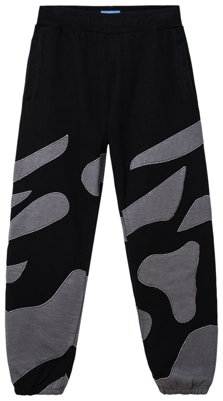 Market Peaked Fleece Pants Black