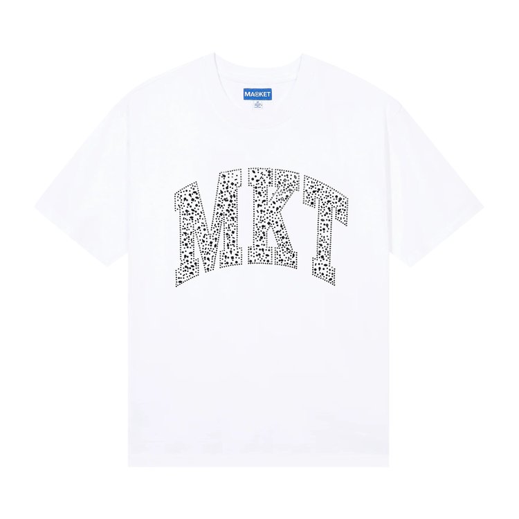 Market Rhinestone Arc T Shirt White