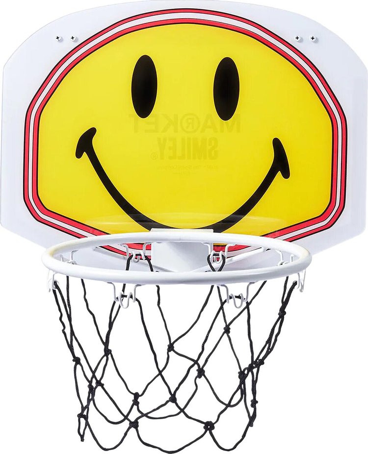 Market Smiley Mini Basketball Hoop 'White/Yellow/Red'