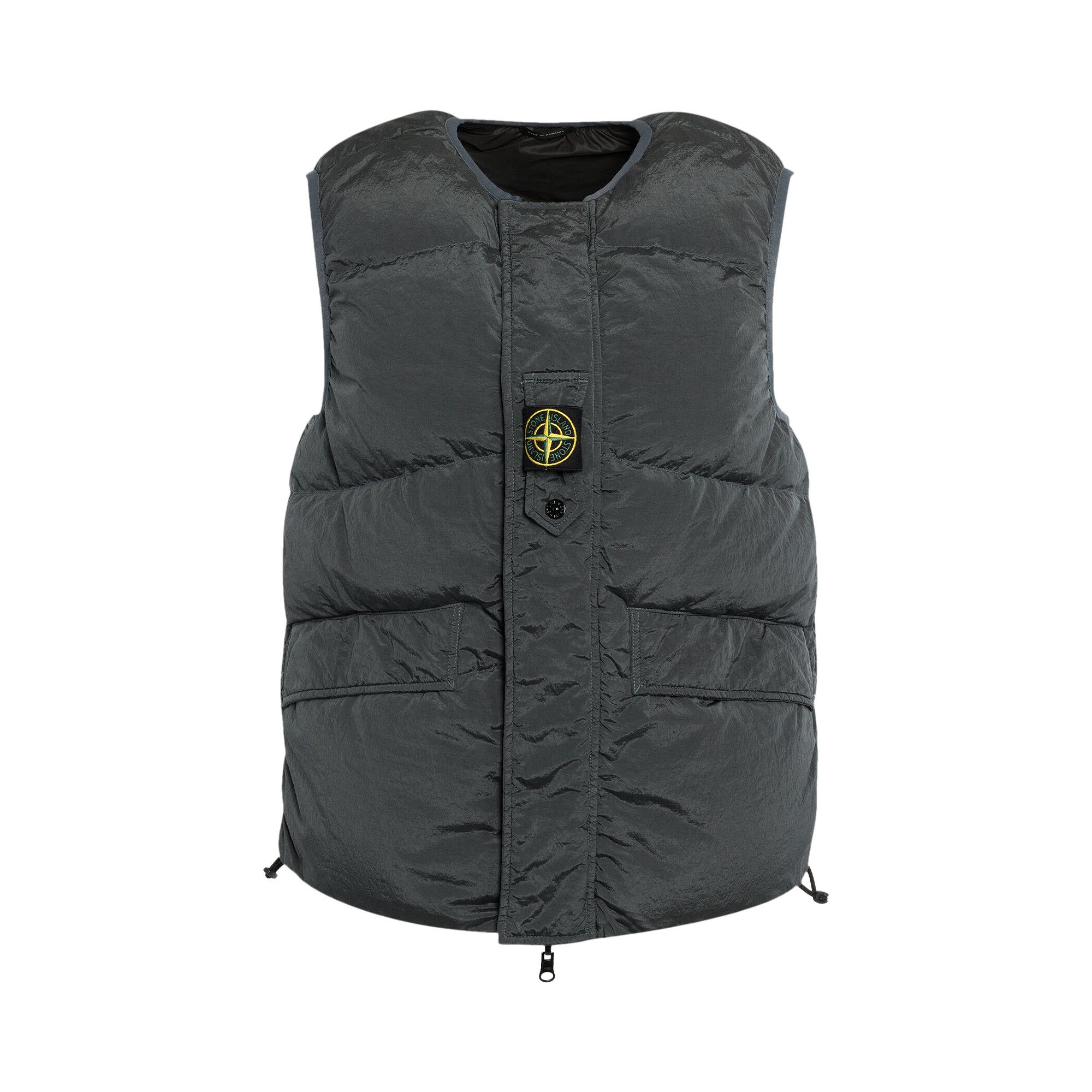 Buy Stone Island Reversible Puffer Vest 'Lead Grey' - 7915G1119