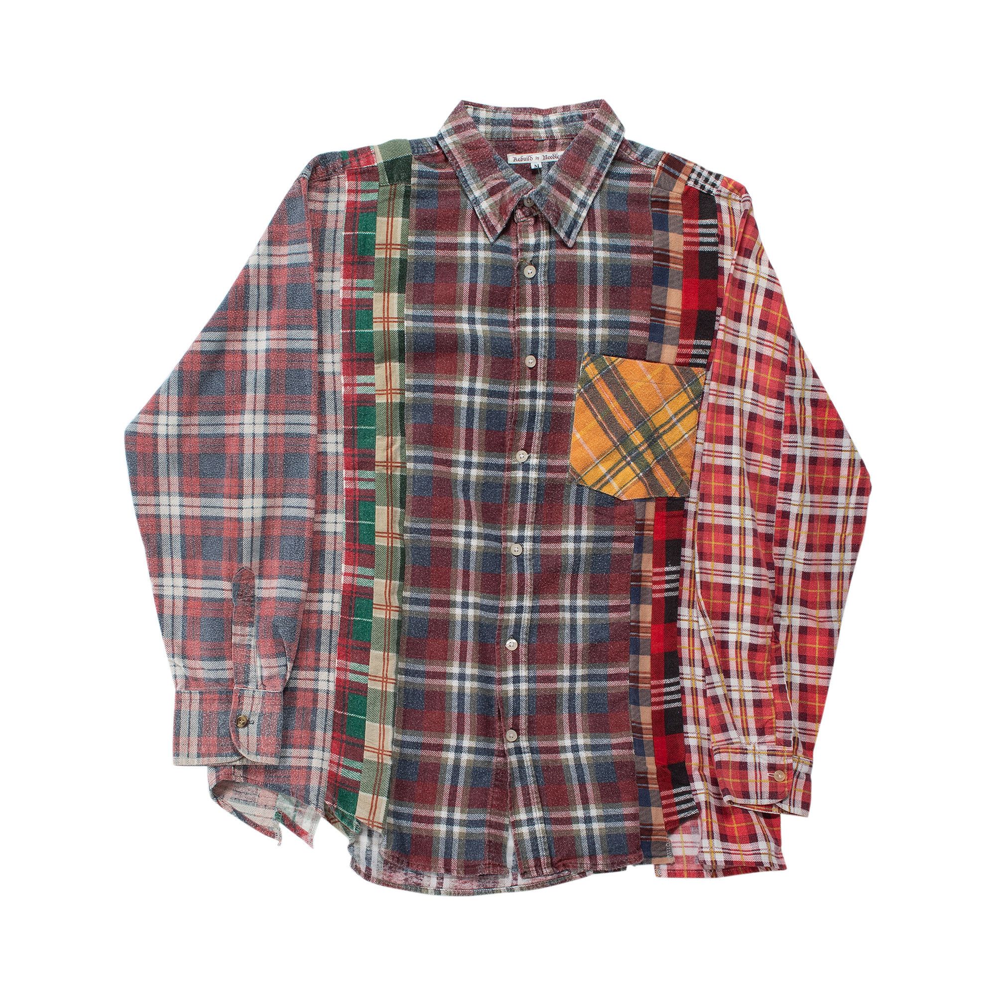 Buy Needles 7 Cuts Flannel Shirt 'Multicolor' - NS302 MULT4