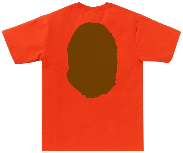 BAPE Big Ape Head Tee Orange