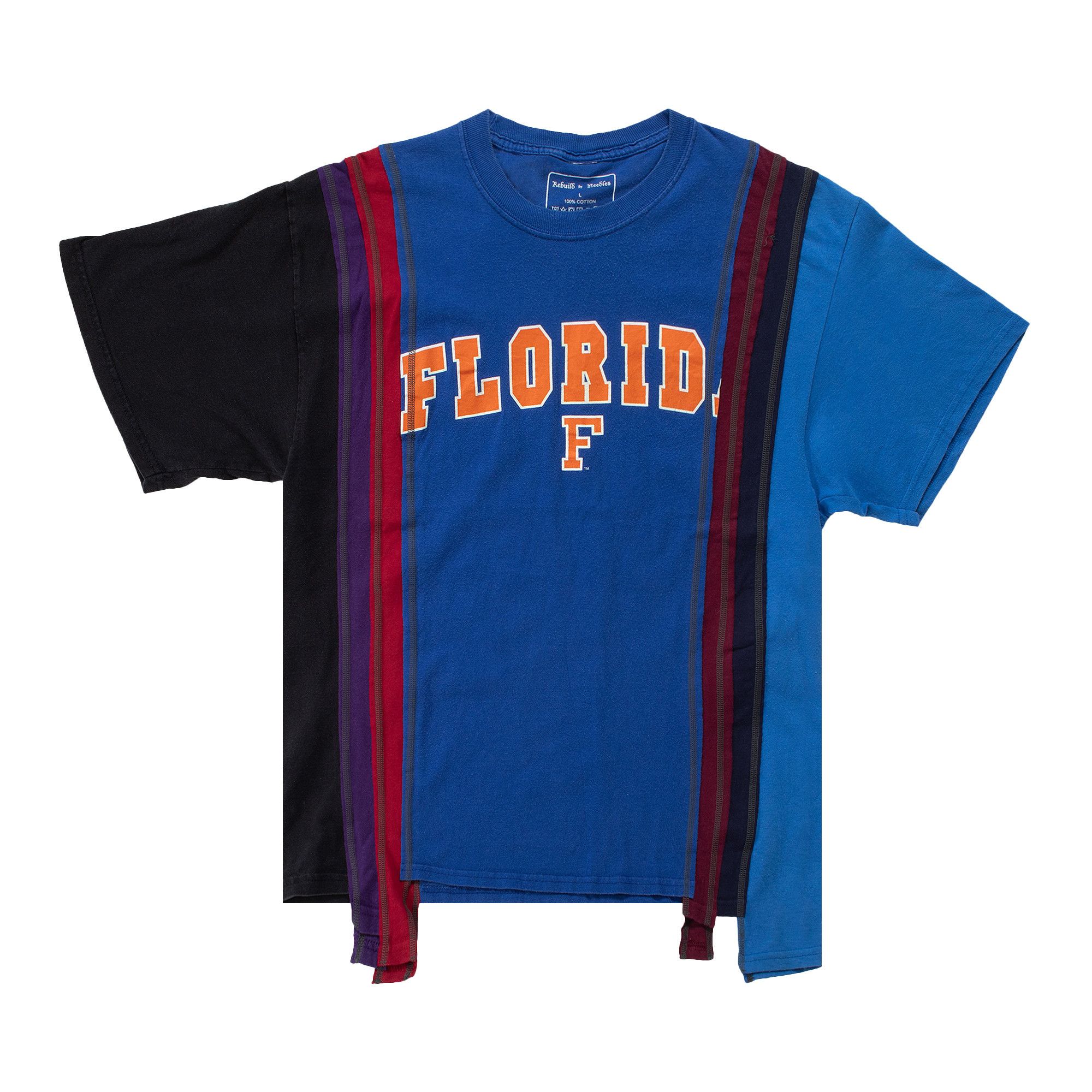 Buy Needles College 7 Cuts T-Shirt 'Multicolor' - NS314 3 MULT | GOAT