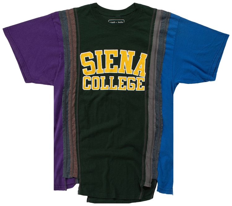 Needles College 7 Cuts T Shirt Multicolor