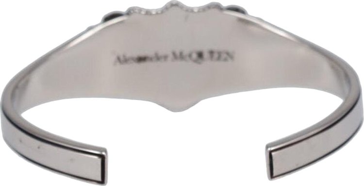 Alexander McQueen Shield Bracelet Silver