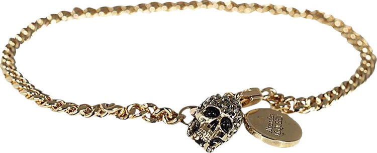 Alexander McQueen Skull Bracelet Gold