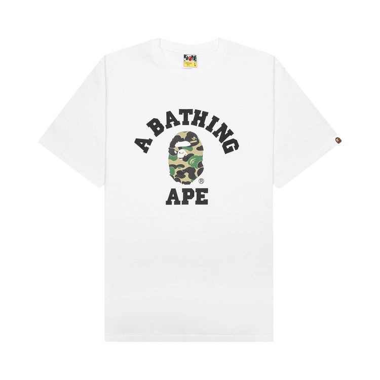 BAPE ABC Camo College WhiteGreen