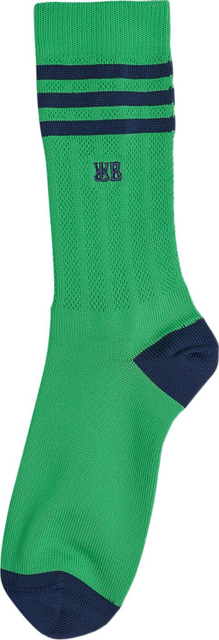 adidas x Wales Bonner Socks 'Vivid Green/Collegiate/Navy'