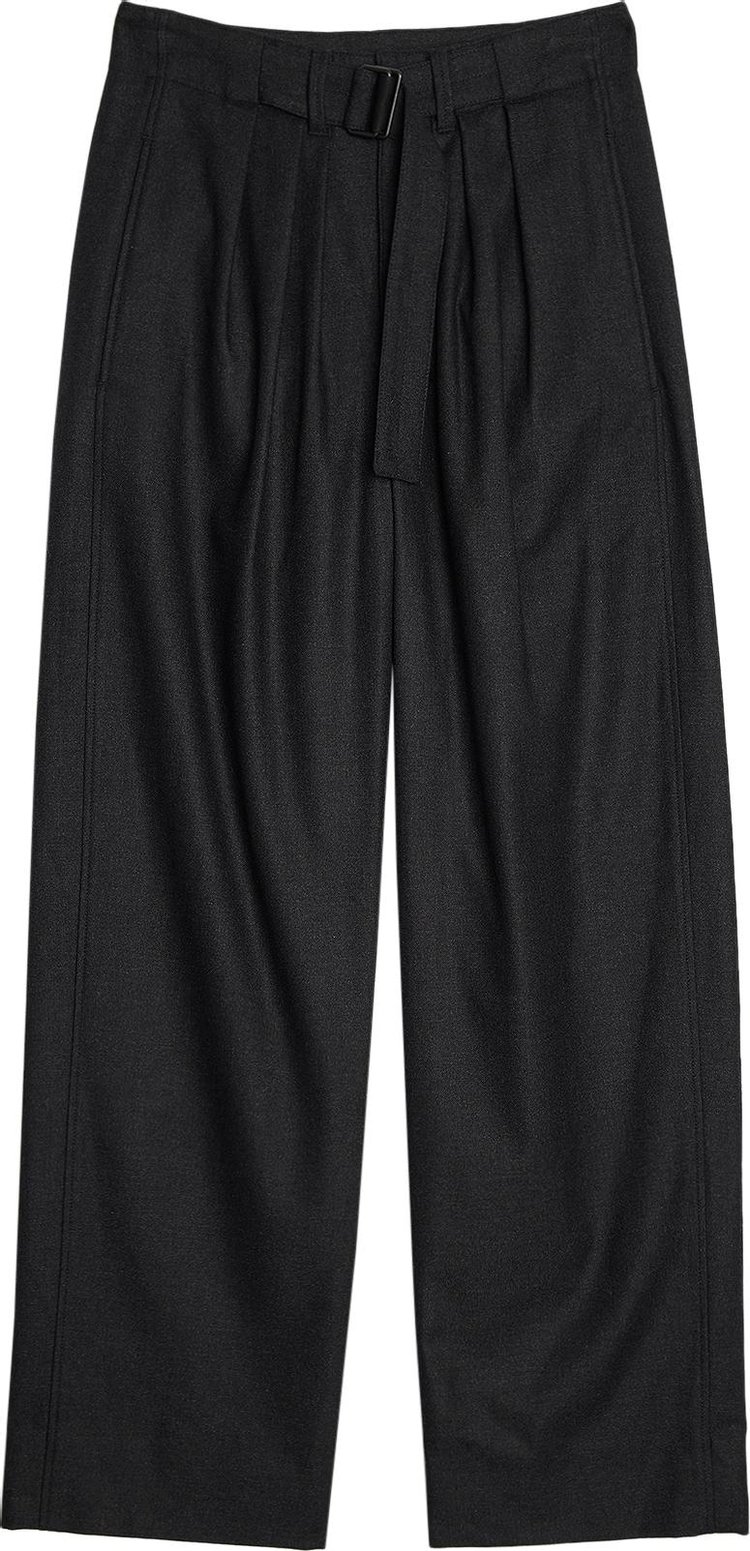 Lemaire Belted Cropped Pants 'Antracite/Grey'