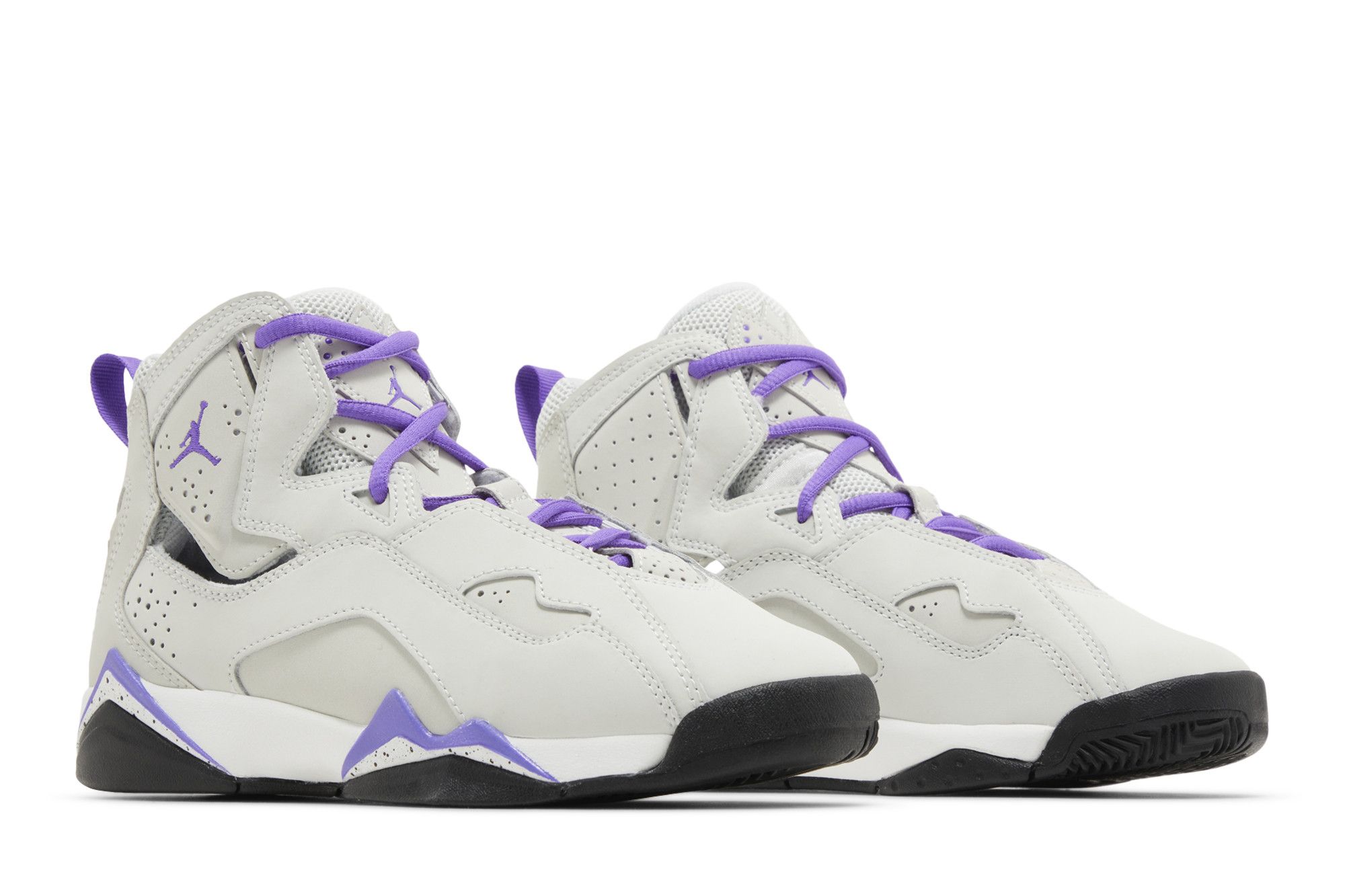 Buy Jordan True Flight GS Base Grey Purple Venom 343795 052 GOAT