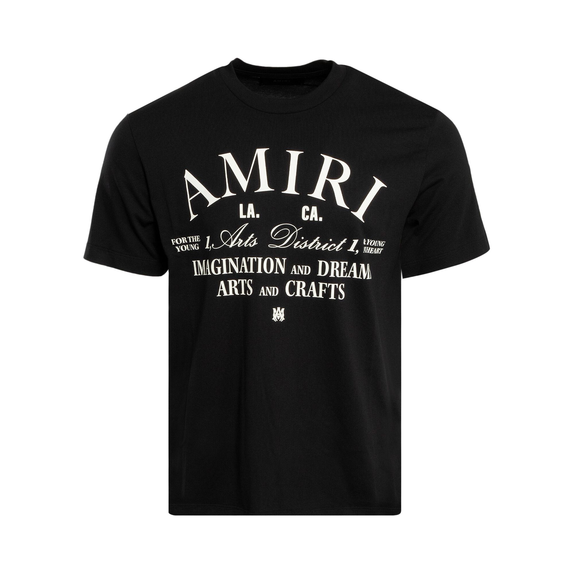 【AMIRI】AMIRI ARTS DISTRICT TEE AMIRI ARTS DISTRICT TEE - Black | AMIRI