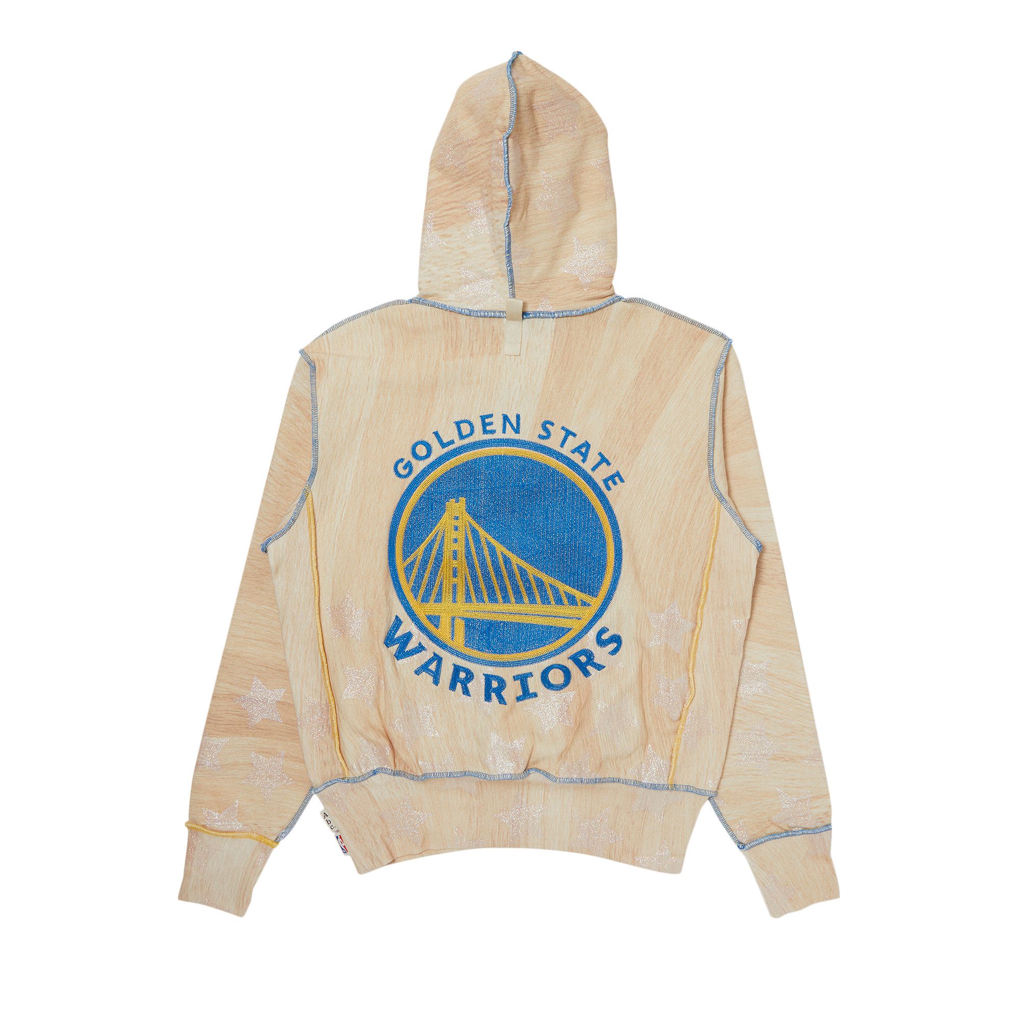 Buy Advisory Board Crystals x NBA Golden State Warriors Hoodie Wood Grain ABCH023NBA310 WOOD GOAT