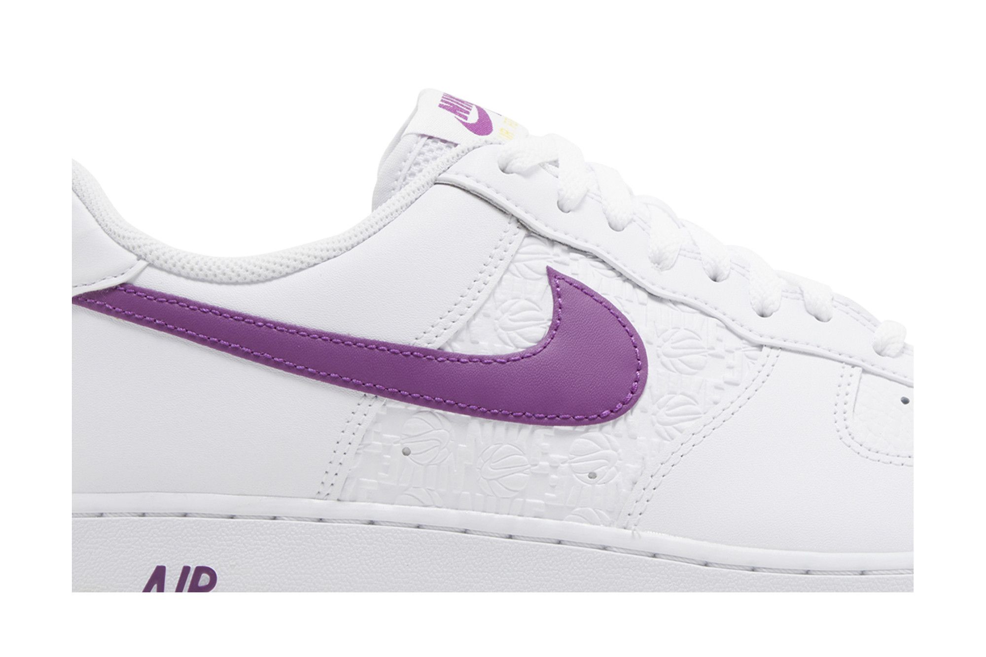 Buy Air Force 1 '07 'Embossed Hoops - Lakers' - FJ4209 100