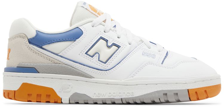 New Balance 550 Big Kid White Mercury Blue