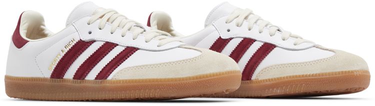 Sporty  Rich x Samba OG White Core Burgundy