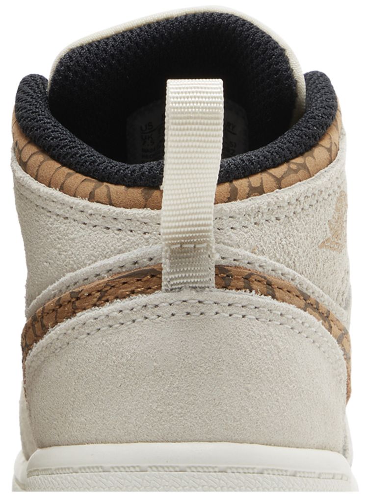 Air Jordan 1 Mid SE TD Brown Elephant