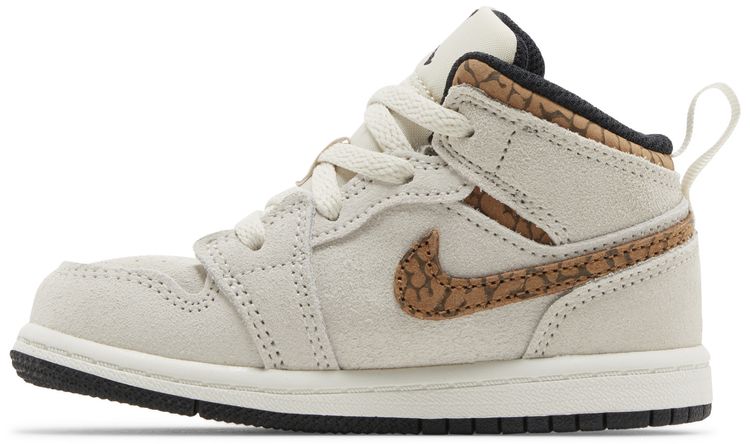 Air Jordan 1 Mid SE TD Brown Elephant