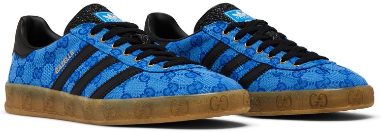 Gucci x adidas Gazelle Blue GG Monogram