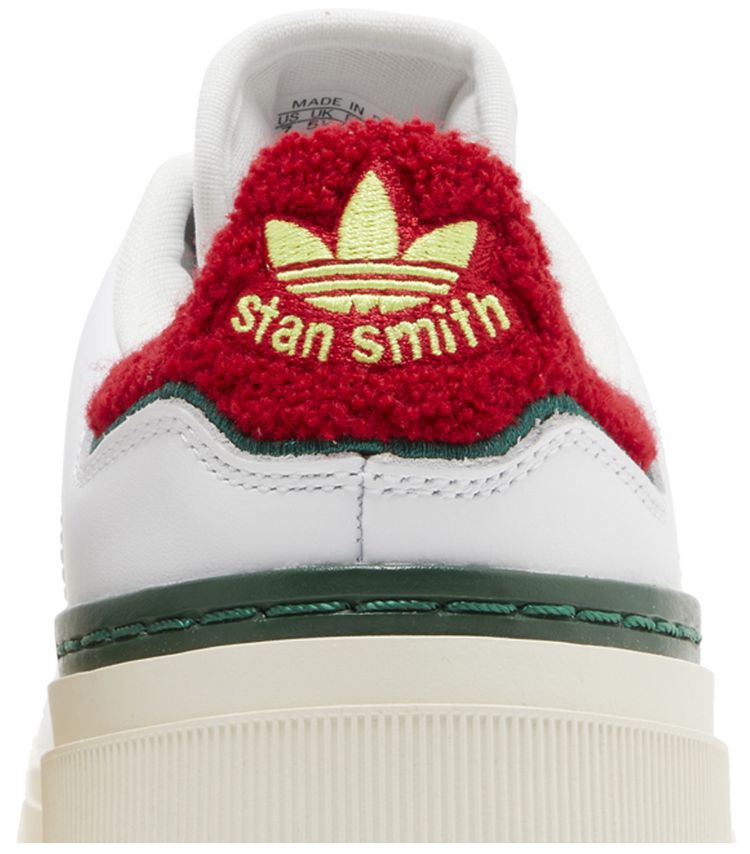 Adidas Wmns Stan Smith Bonega 2B White Scarlet Green