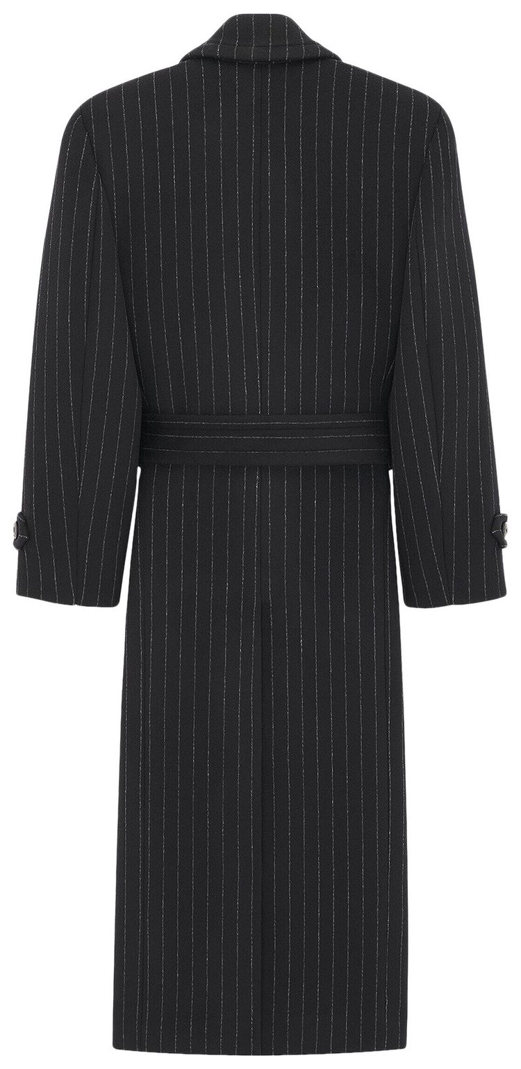 Saint Laurent Trench Coat BlackChalk