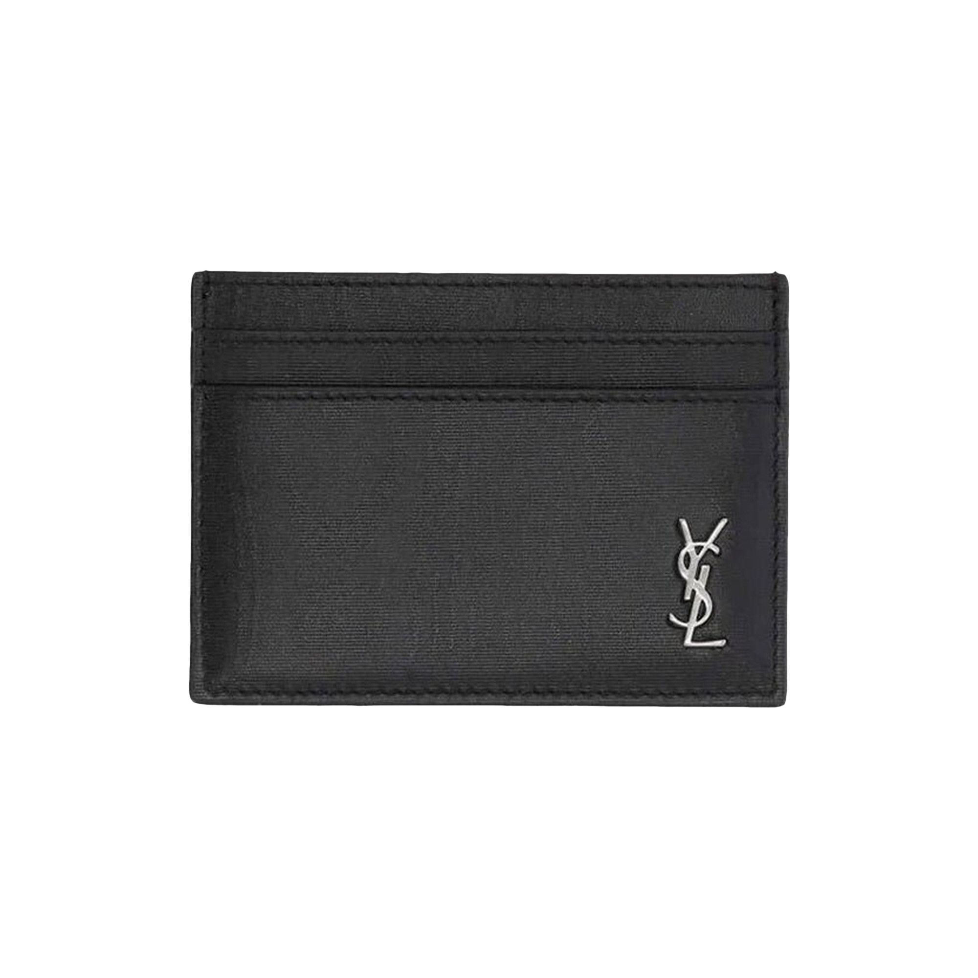 Buy Saint Laurent Credit Card Holder 'Black' - 607603AACAJ 1000