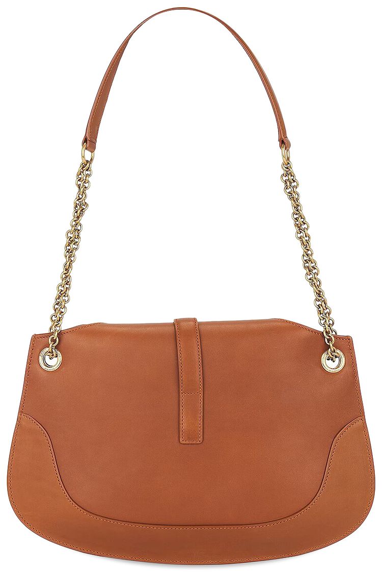 Saint Laurent Sienna Leather Shoulder Bag Brick